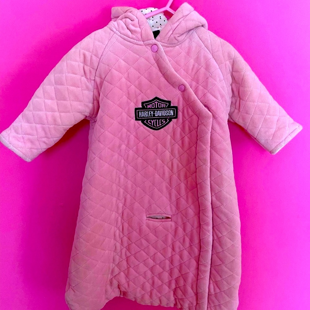 Baby pink Harley Davidson suit💗